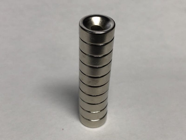 Universal Countersunk Magnets 8 Pack