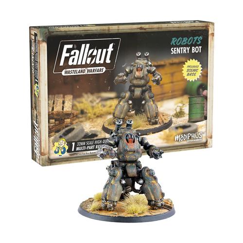 Little Shop of Magic Fallout: Wasteland Warfare - Robots - Sentry Bot — Miniatures