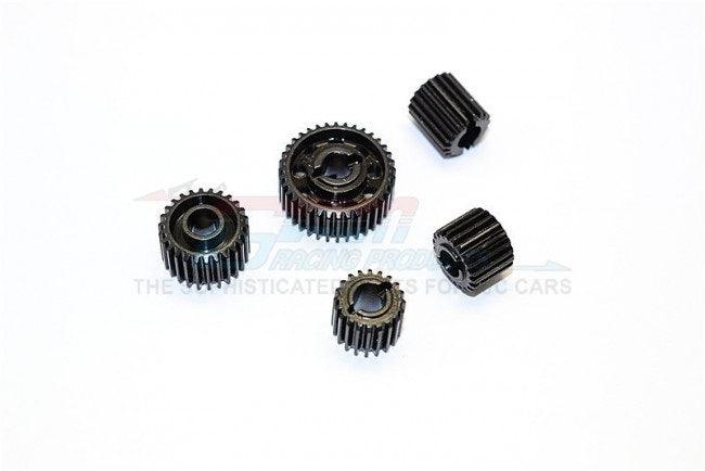 GPM SSCX21200-BLACK HARD STEEL DIFFERENTIAL GEARS AXIAL SCX10 II