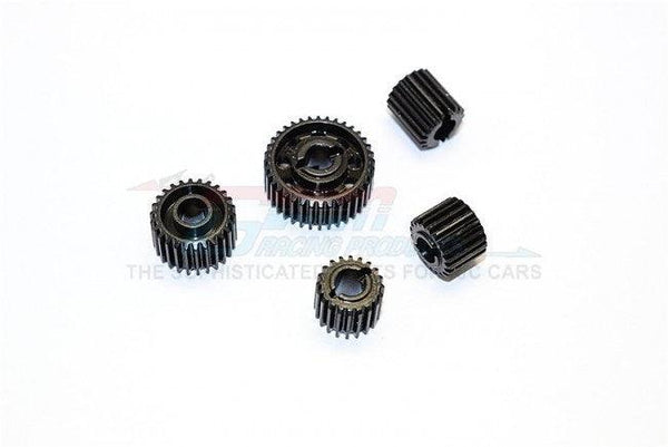 GPM SSCX21200-BLACK HARD STEEL DIFFERENTIAL GEARS AXIAL SCX10 II
