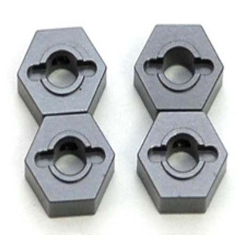 ST Racing ST1654GM CNC Mach Alum Hex Adapters Slash 4x4 Gun Metal