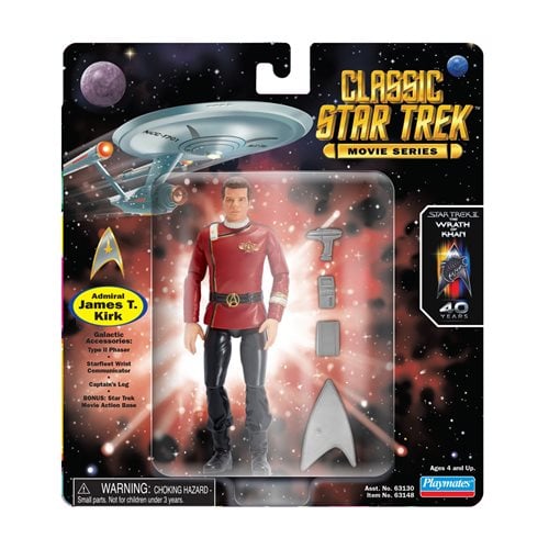 ToyShnip Star Trek Classic Star Trek II: The Wrath of Khan Admiral James T. Kirk 5-Inch Action Figure — Action & Toy Figures