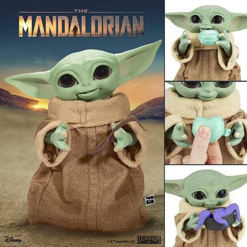 ToyShnip Star Wars Galactic Snackin Grogu Animatronic Toy Figure — Action Figure