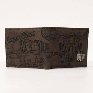 ToyShnip Star Wars: Mandalorian Etched PU Bifold Wallet - Entertainment Earth Exclusive — Backpacks