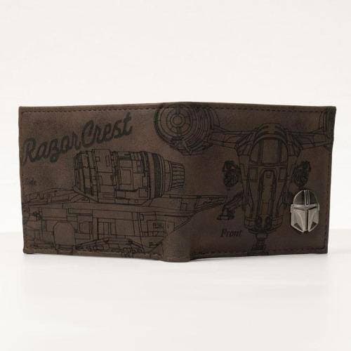 ToyShnip Star Wars: Mandalorian Etched PU Bifold Wallet - Entertainment Earth Exclusive — Backpacks