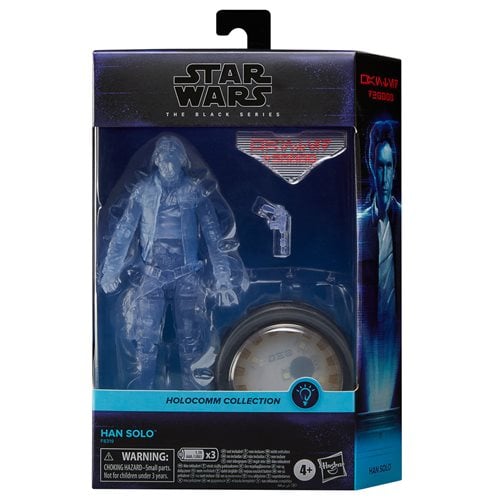 ToyShnip Star Wars The Black Series Holocomm Collection Han Solo 6-Inch Action Figure with Light-Up Holopuck — Action & Toy