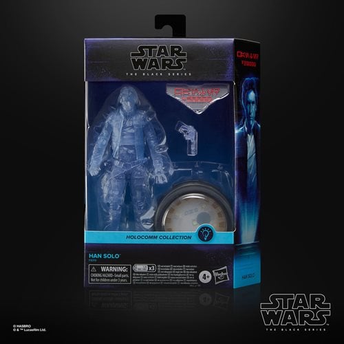 ToyShnip Star Wars The Black Series Holocomm Collection Han Solo 6-Inch Action Figure with Light-Up Holopuck — Action & Toy
