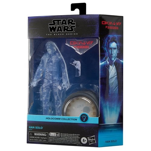 ToyShnip Star Wars The Black Series Holocomm Collection Han Solo 6-Inch Action Figure with Light-Up Holopuck — Action & Toy
