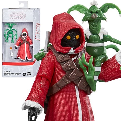 ToyShnip Star Wars The Black Series Jawa & Salacious B. Crumb (Holiday Edition) 6-Inch Action Figure - Exclusive — Action &