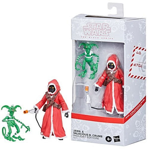 ToyShnip Star Wars The Black Series Jawa & Salacious B. Crumb (Holiday Edition) 6-Inch Action Figure - Exclusive — Action &