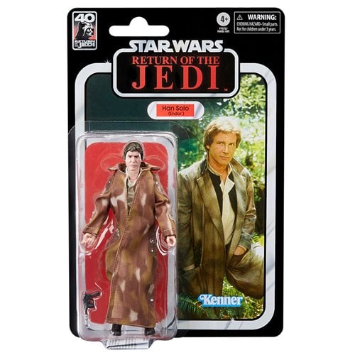 ToyShnip Star Wars The Black Series Return of the Jedi 40th Anniversary 6-Inch Han Solo (Endor) Action Figure — Toys & Games