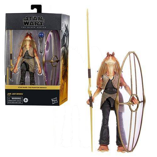 ToyShnip Star Wars: The Phantom Menace The Black Series - Jar Jar Binks - Deluxe - 6-Inch Action Figure — Action & Toy