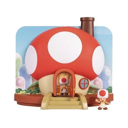 ToyShnip Super Mario Deluxe Toad House Playset — Action Figure