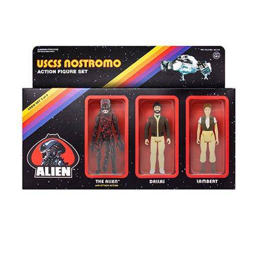 Super7 Alien 3 3/4-inch ReAction Figures Pack C
