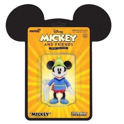 ToyShnip Super7 Brave Little Tailor Mickey Mouse 3 3/4-Inch ReAction Figure — Action & Toy Figures