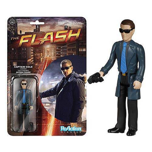 ToyShnip Super7 Flash TV Series Captain Cold ReAction 3 3/4-Inch Retro Action Figure — Toys & Games
