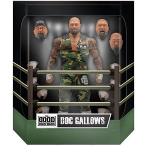 ToyShnip Super7 Good Brothers Wrestling Ultimates Doc Gallows 7-Inch Action Figure — Action & Toy Figures