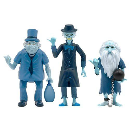 ToyShnip Super7 Haunted Mansion Hitchhiking Ghosts 3 3/4-Inch ReAction Figure Set of 3 - SDCC Exclusive — Action & Toy