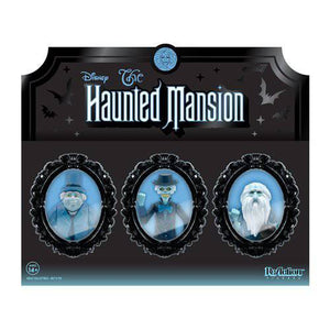 ToyShnip Super7 Haunted Mansion Hitchhiking Ghosts 3 3/4-Inch ReAction Figure Set of 3 - SDCC Exclusive — Action & Toy