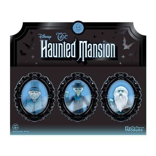 ToyShnip Super7 Haunted Mansion Hitchhiking Ghosts 3 3/4-Inch ReAction Figure Set of 3 - SDCC Exclusive — Action & Toy