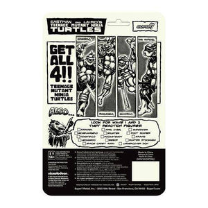 ToyShnip Super7 Teenage Mutant Ninja Turtles Mirage Variant 3.75-Inch ReAction Figure Set of 4 — Action & Toy Figures