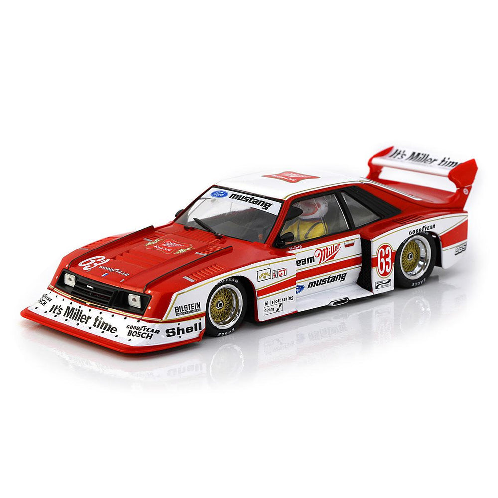 PowerHobby Racer Sideways Ford Mustang Turbo Team Miller 1/32 Slot Car SW66 DRM Norisring 1981