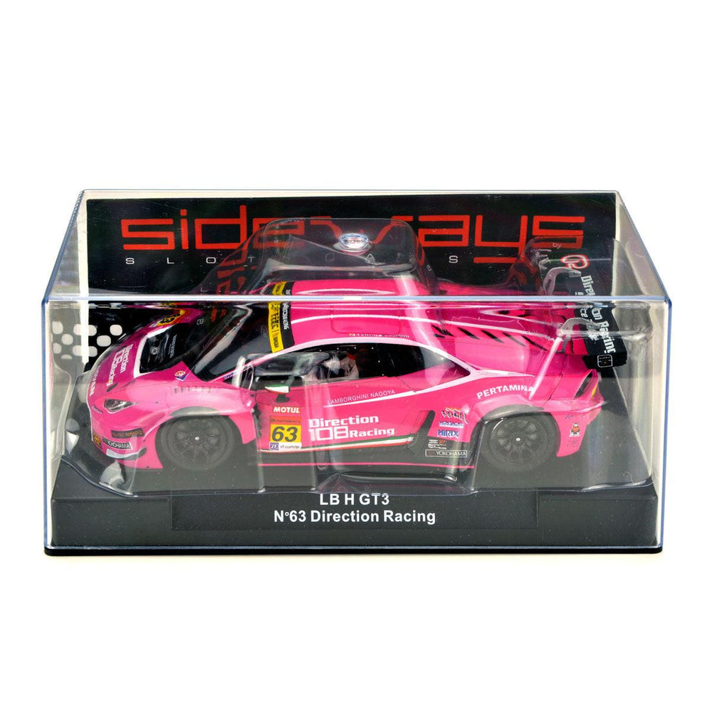 PowerHobby Racer Sideways Lamborghini Huracan GT3 Direction Racing 1/32 Slot Car SWCAR01L