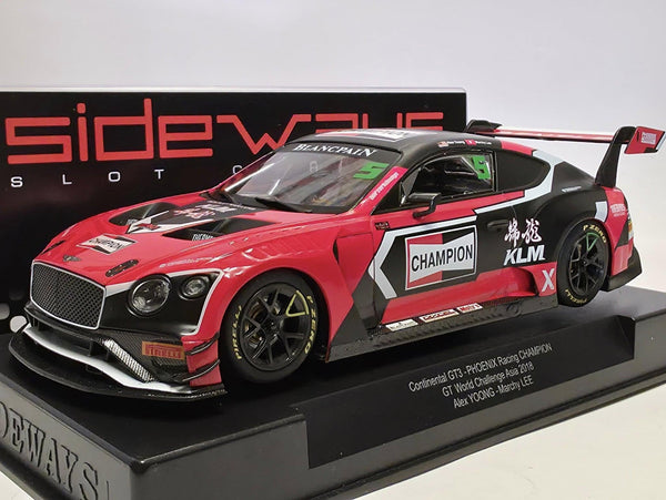 Sideways Bentley Continental GT3 GT World Challenge 2018 1/32 Slot Car SWCAR06A
