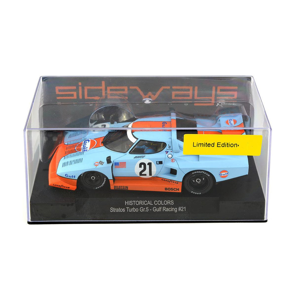 PowerHobby Racer Sideways Lancia Stratos Turbo Group 5 Gulf 1/32 Slot Car SWHC07A