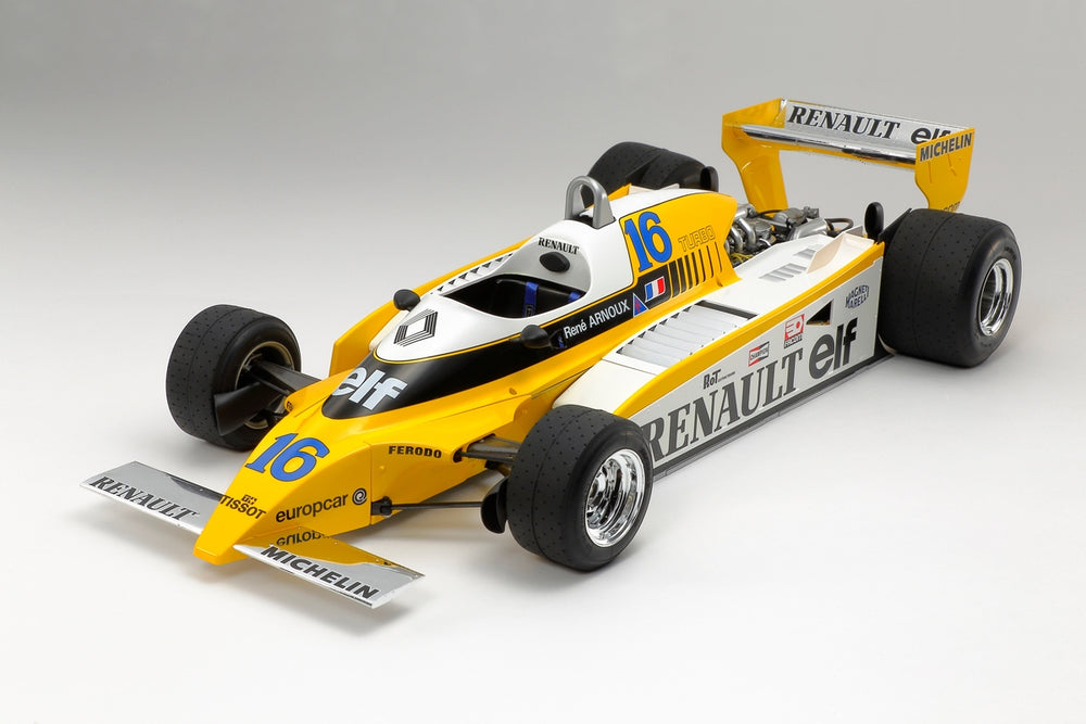 Tamiya 1/12 Renault RE-20 Turbo Racin Car Model Kit, w/ PE Parts