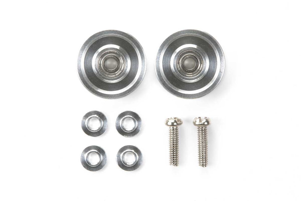 Tamiya JR Aluminum Ball Race Rollers, 13mm Ringless