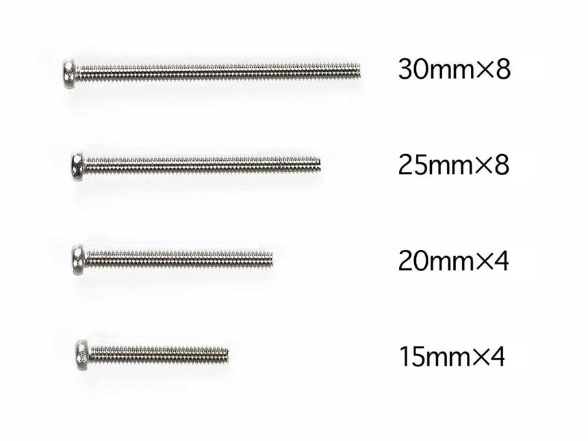 Tamiya JR Stainless Steel Screw Set