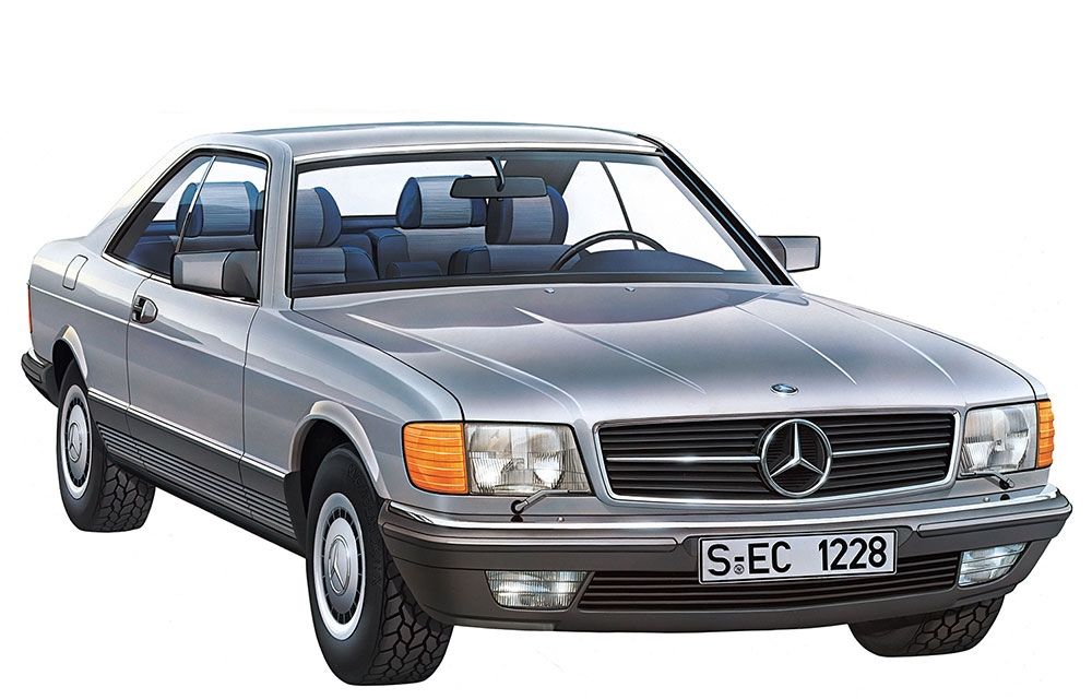 Tamiya 1/24 Mercedes-Benz 500 SEC, Plastic Model