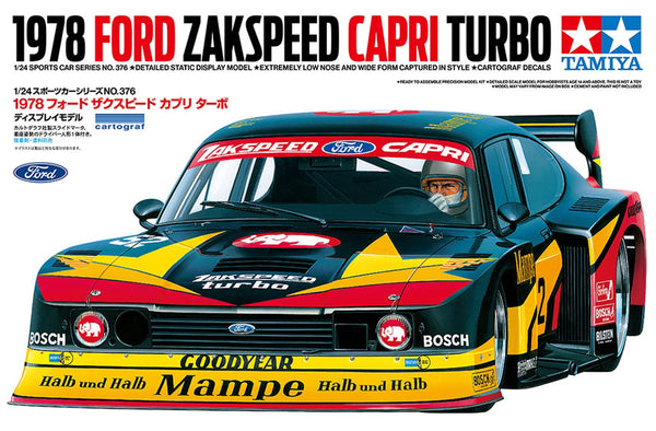 Tamiya 1/24 Scale 1978 Ford Zakspeed Capri Turbo Plastic Model