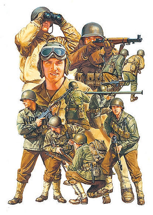 Tamiya 1/48 WWII US Army Infantry GI Set