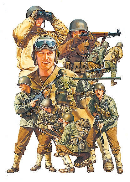 Tamiya 1/48 WWII US Army Infantry GI Set