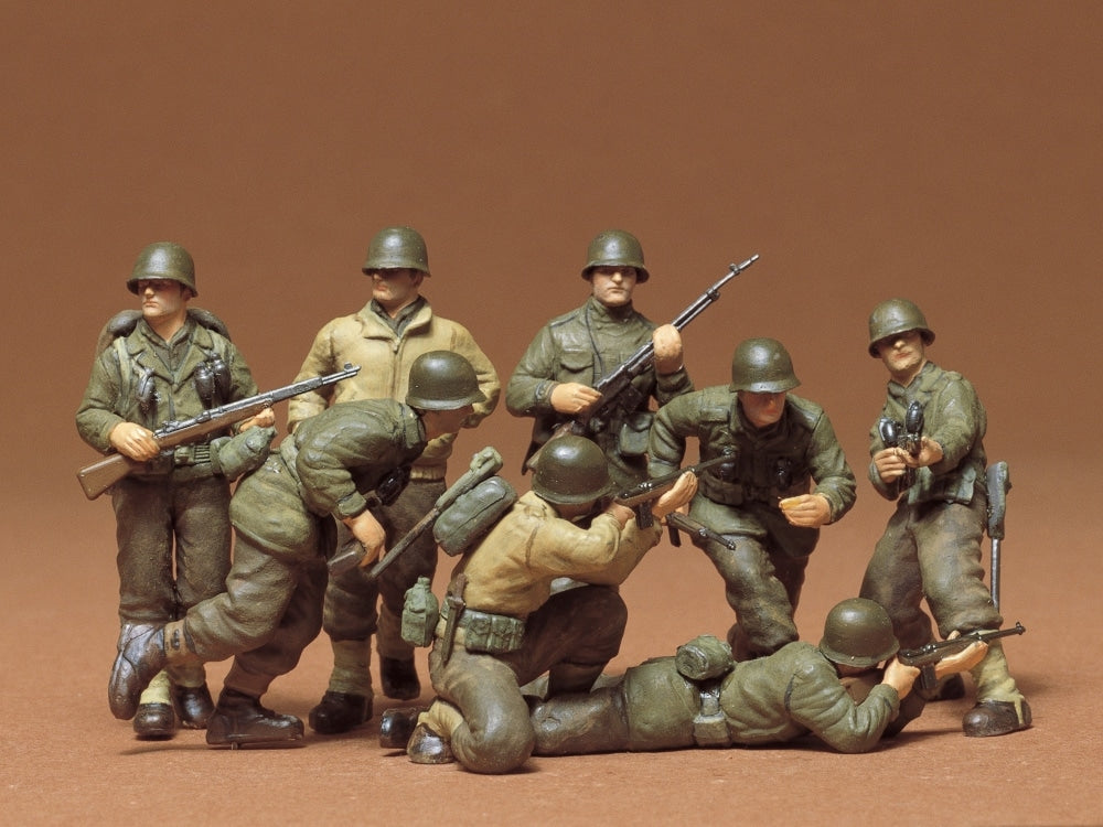 Tamiya 1/35 U.S. Infantry EUR Theater Miniature Plastic Model Kit
