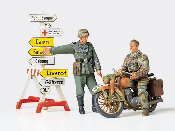 Tamiya German Motorcycle Orderly Set