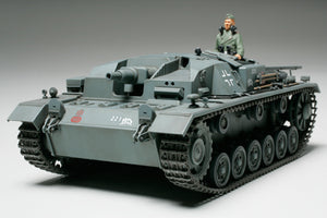 Tamiya 1/35 German Sturmgueschutz III Ausfb Tank Plastic Model Kit