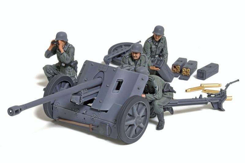 Tamiya 1/35 German Anti-Tank Gun Pak38 Scale Model