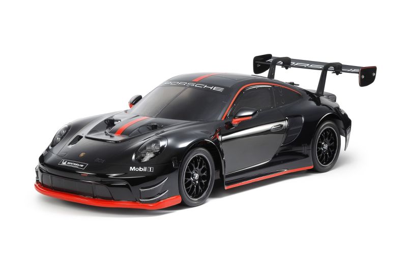 Tamiya 1/10 R/C Porsche 911 GT3 R (992) Black Painted Body TT-02