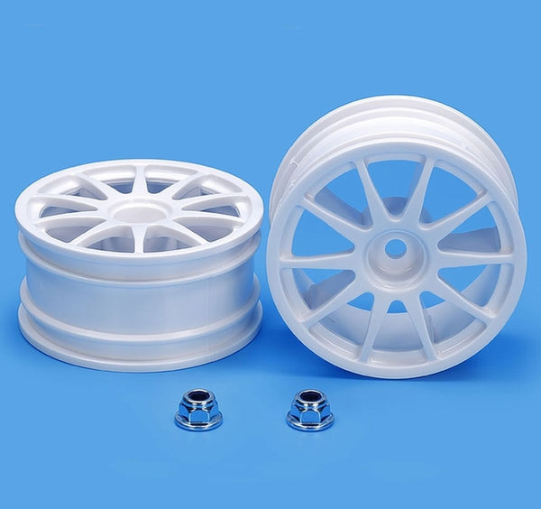 Tamiya RC 10 Spoke One-Piece Wheels, (1 Pair)