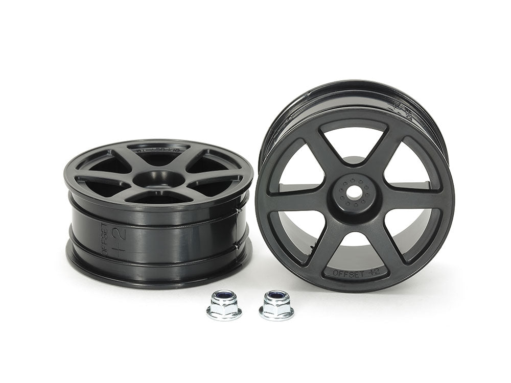 Tamiya RC 24mm 6-Spoke Wheels-2pcs
