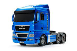 Tamiya 1/14 Man TGX 26.540 6x4 XLX Model Kit, Light Metalic Blue