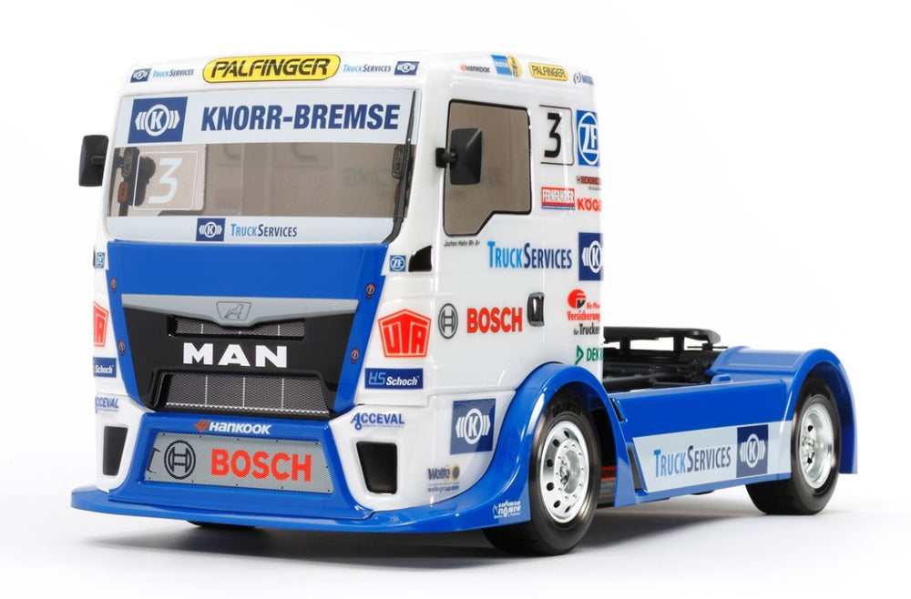 Tamiya 1/10 RC Team Hahn Racing MAN TGS On-Road Kit, w/ TT01 Type