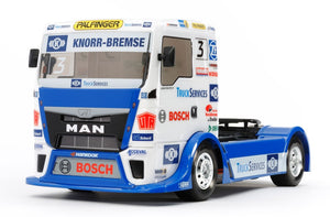 Tamiya 1/10 RC Team Hahn Racing MAN TGS On-Road Kit, w/ TT01 Type