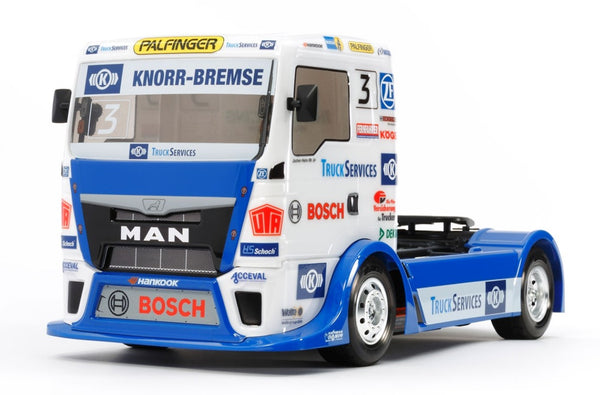 Tamiya 1/10 RC Team Hahn Racing MAN TGS On-Road Kit, w/ TT01 Type