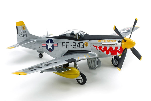 Tamiya - 1/32 North American F-51D Mustang Korean War Plastic Modek Kit — Model Kit