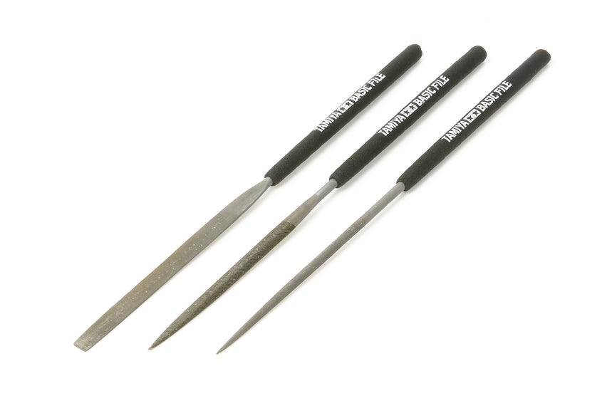 Tamiya Basic File Set, Smooth Double-Cut