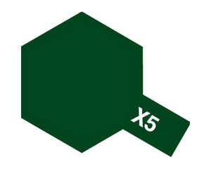 Tamiya Acrylic X-5 Green Paint, 23ml Bottle